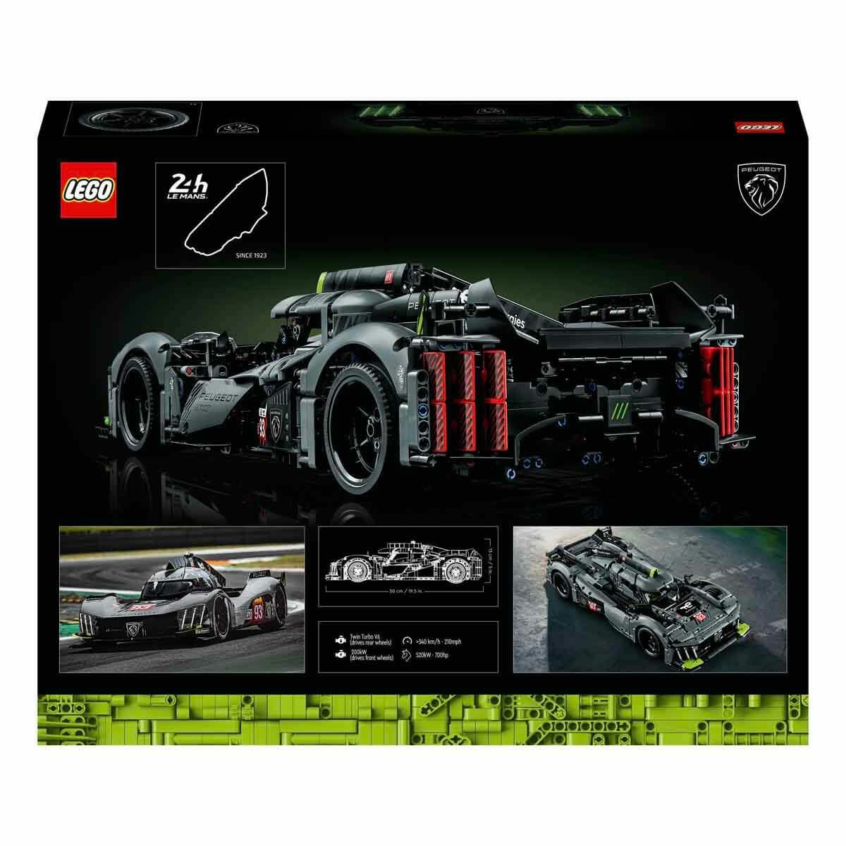 42156 LEGO® Technic™ PEUGEOT 9X8 24H Le Mans 1775 parça +18 yaş
