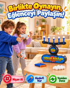 Misan Havada Süzülen Hedef Vurma Oyunu – 2  Tabancalı Sünger Dart Seti