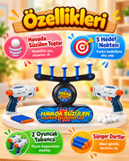 Misan Havada Süzülen Hedef Vurma Oyunu – 2  Tabancalı Sünger Dart Seti