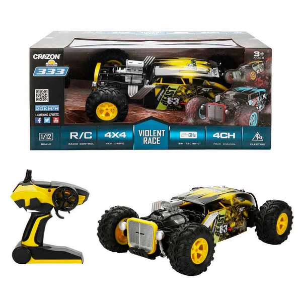 1:12 USB Şarjlı Uzaktan Kumandalı 4x4 Off Road Araba