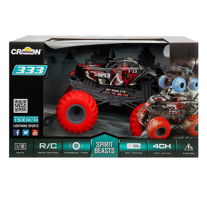 1:18 Uzaktan Kumandalı Spirit Beasts USB Şarjlı Araba 25 cm