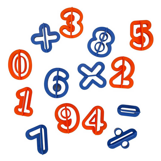 14’lü Oyun Hamuru Kalıp Seti – Sayılar