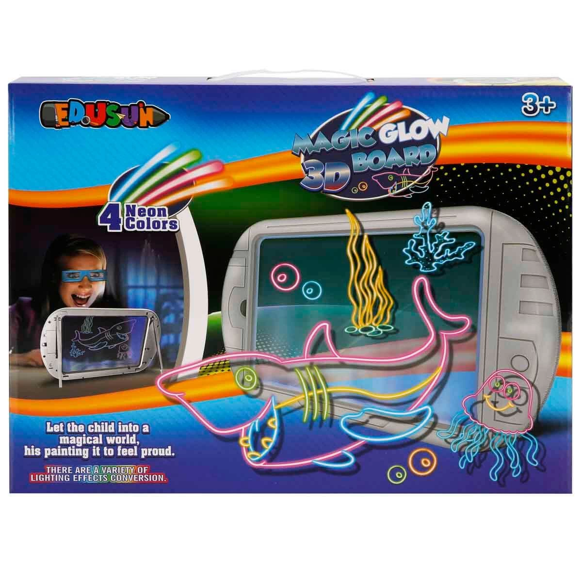 3D Doodle Karanlıkta Parlayan Sihirli Yazı Tahtası