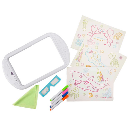 3D Doodle Karanlıkta Parlayan Sihirli Yazı Tahtası