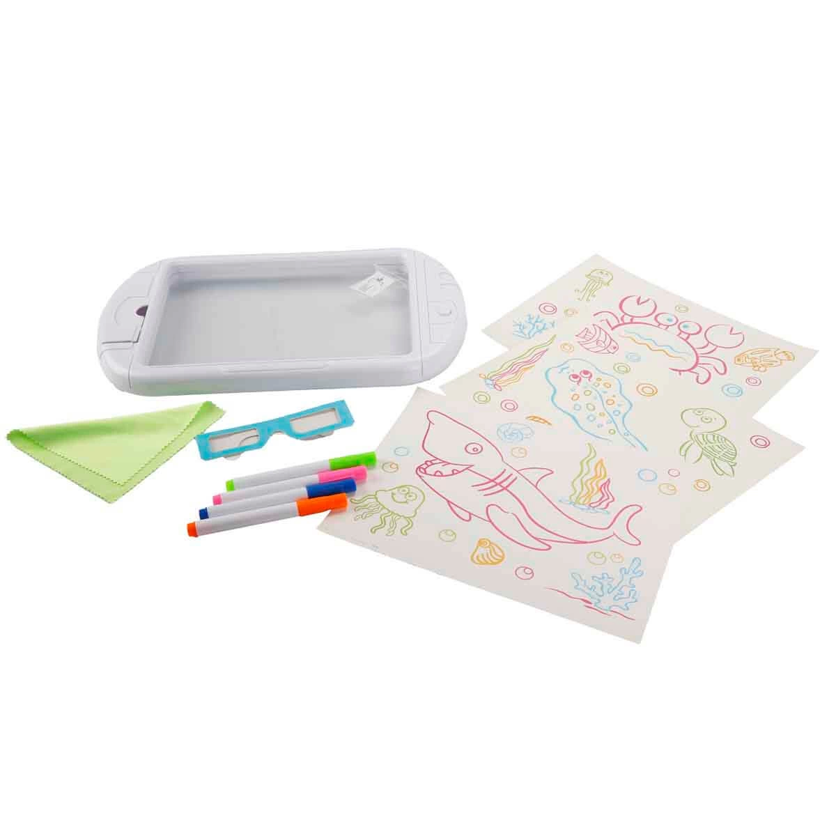 3D Doodle Karanlıkta Parlayan Sihirli Yazı Tahtası