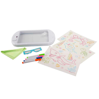 3D Doodle Karanlıkta Parlayan Sihirli Yazı Tahtası