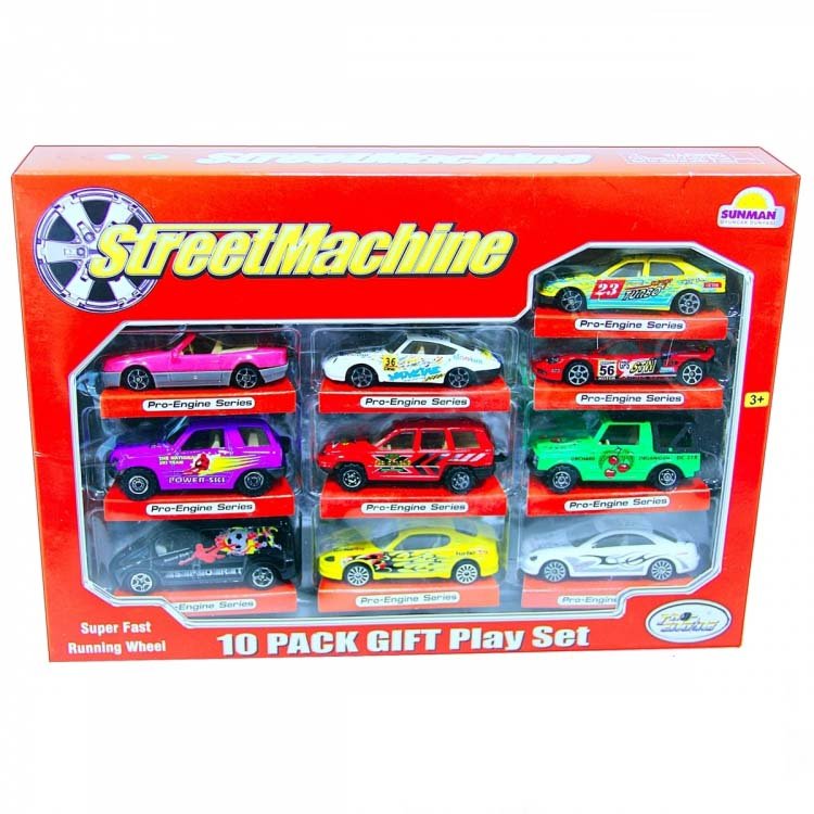 Street Machine 10'lu Metal Oto Seti