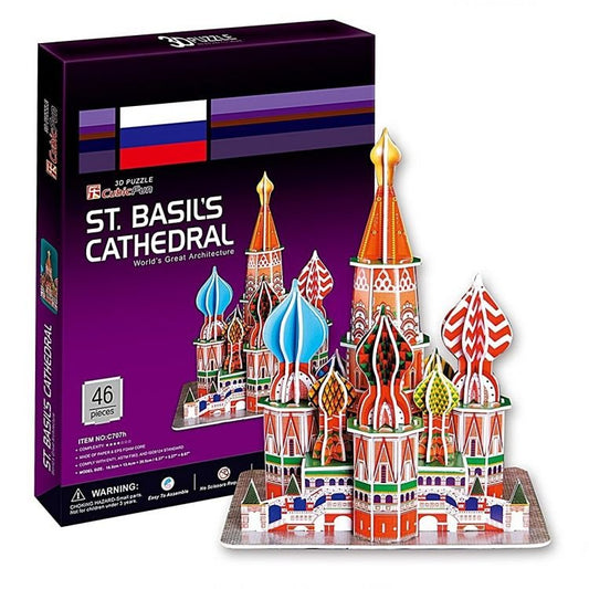 St.Basil'S Cathedral 3D Puzzle