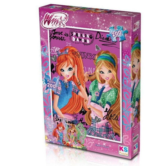 200 Parça Winx Club Puzzle