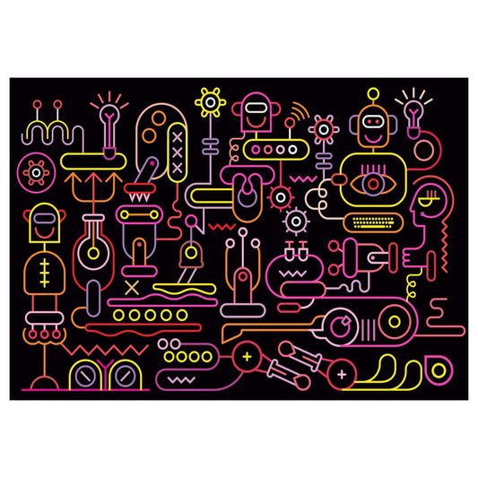 KS Robot Workshop 1000 Parça Puzzle