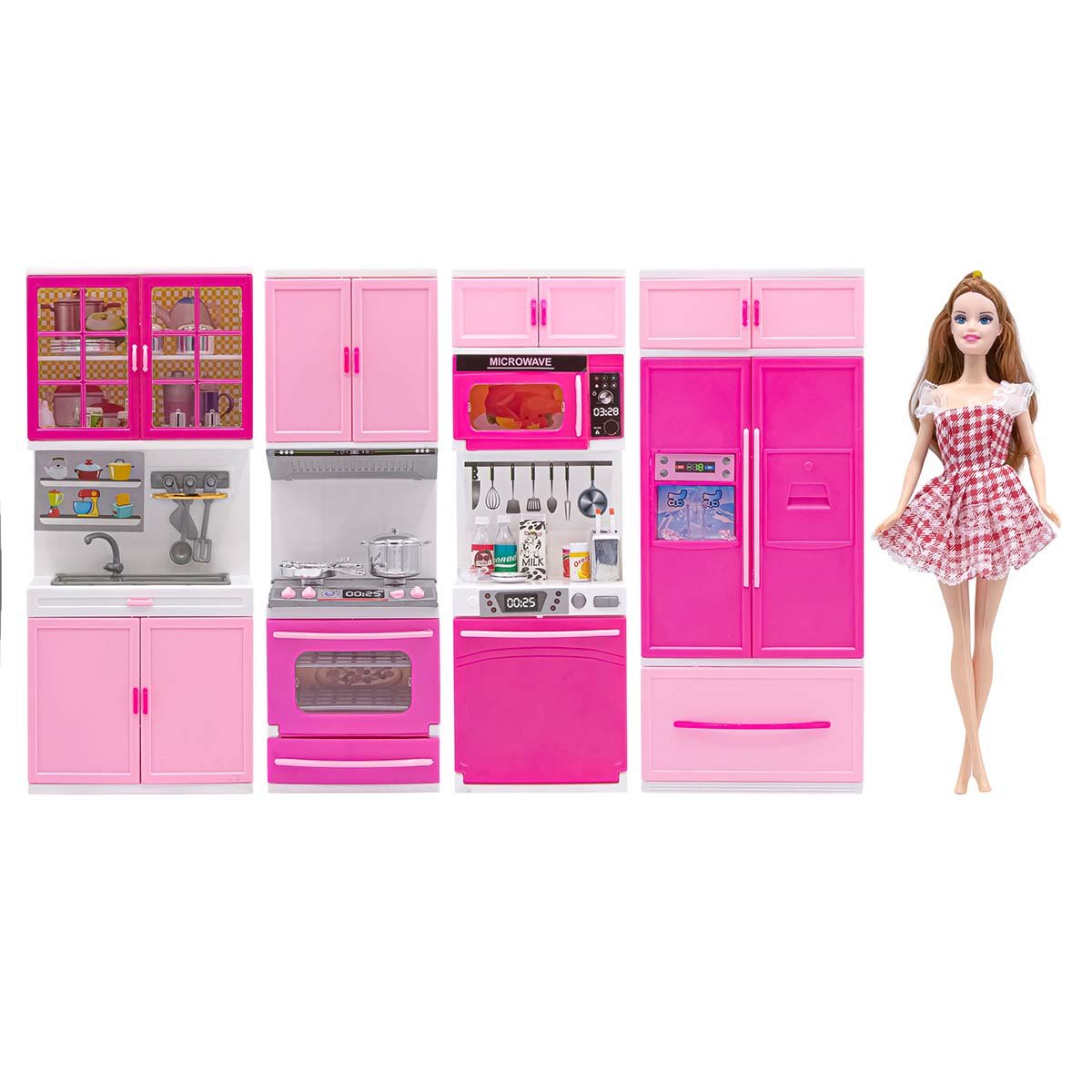 Anlily İlk Mutfak Setim Bebekli 4'lü Set