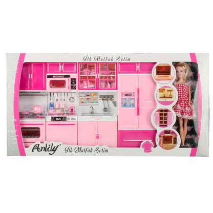 Anlily İlk Mutfak Setim Bebekli 4'lü Set