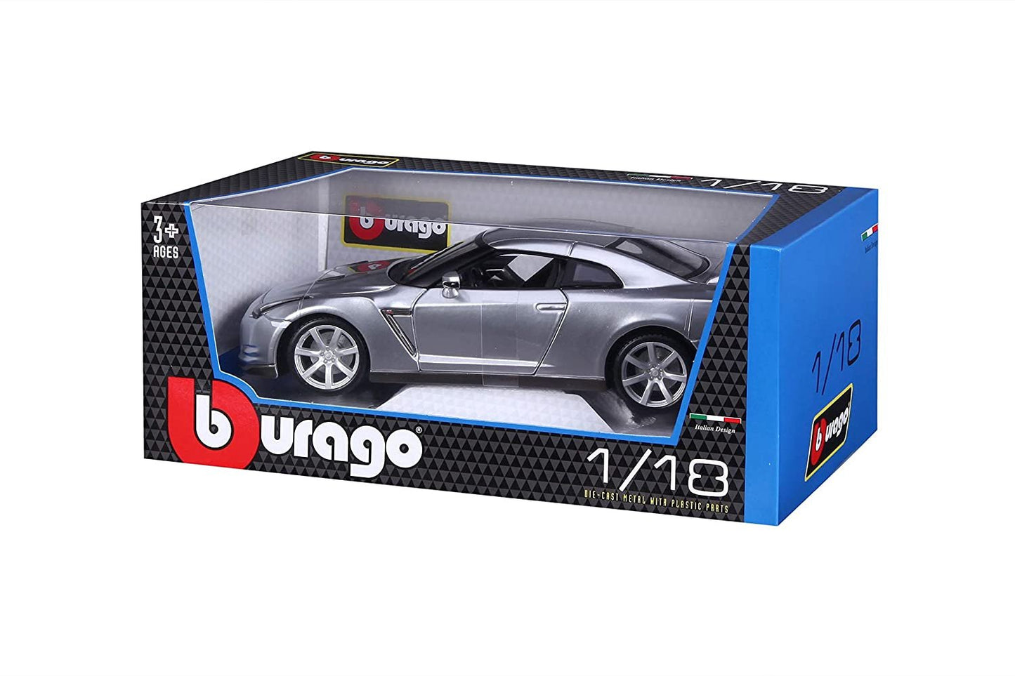Bburago 1:18 Nissan GT-R R35 2009 Model Araba