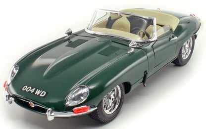 Bburago 1:18 Jaguar E Type Cabriolet 1961 Yeşil Model Araba