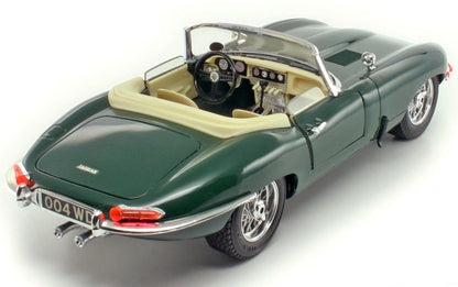 Bburago 1:18 Jaguar E Type Cabriolet 1961 Yeşil Model Araba