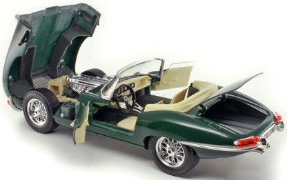 Bburago 1:18 Jaguar E Type Cabriolet 1961 Yeşil Model Araba