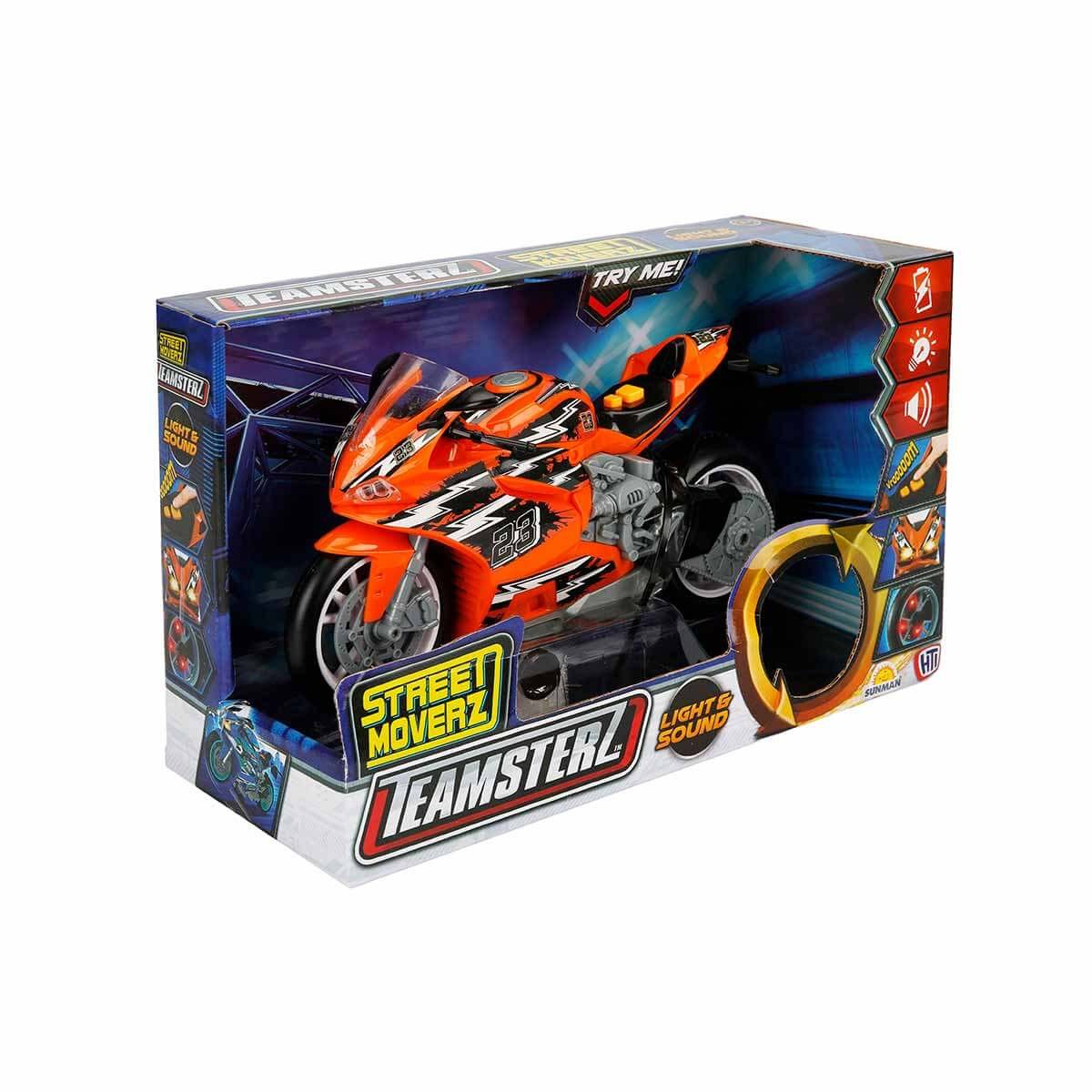 Teamsterz Street Moverz Sesli ve Işıklı Motorize Motosiklet 27 cm.