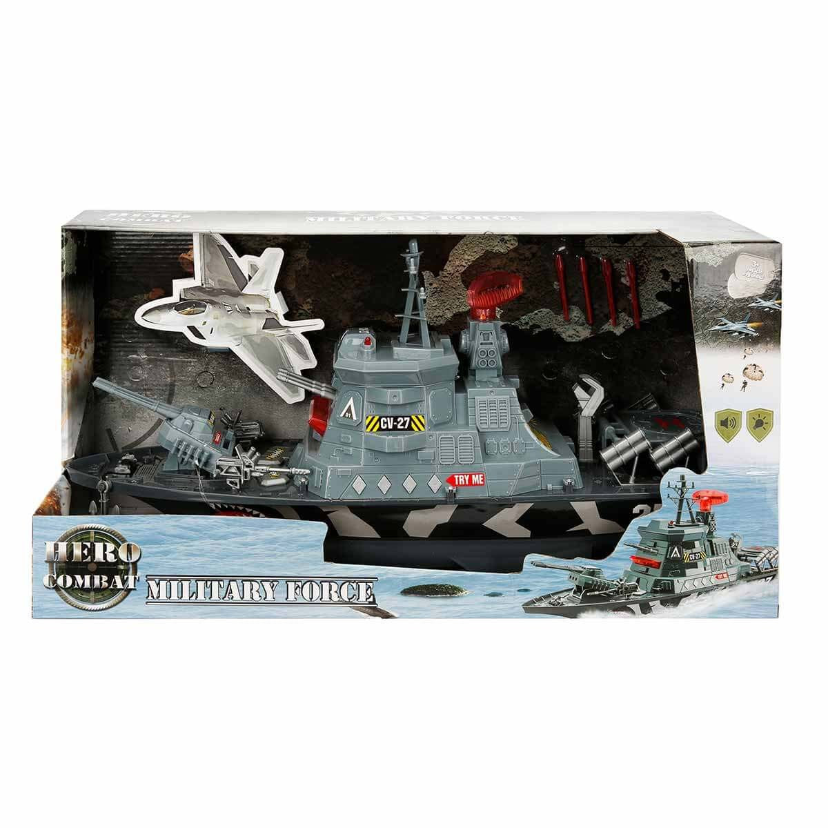 Sesli ve Işıklı Askeri Donanma Gemisi CV-27