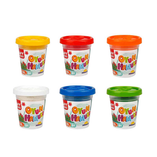 6'lı Oyun Hamuru 300 gr Kurbağa