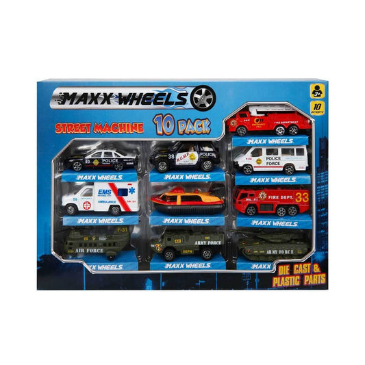 Street Machine 10'lu Metal Oto Seti