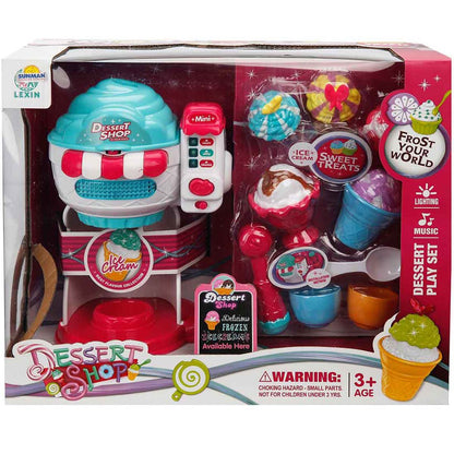 Dessert Shop Sesli ve Işıklı Dondurma Yapma Makinesi