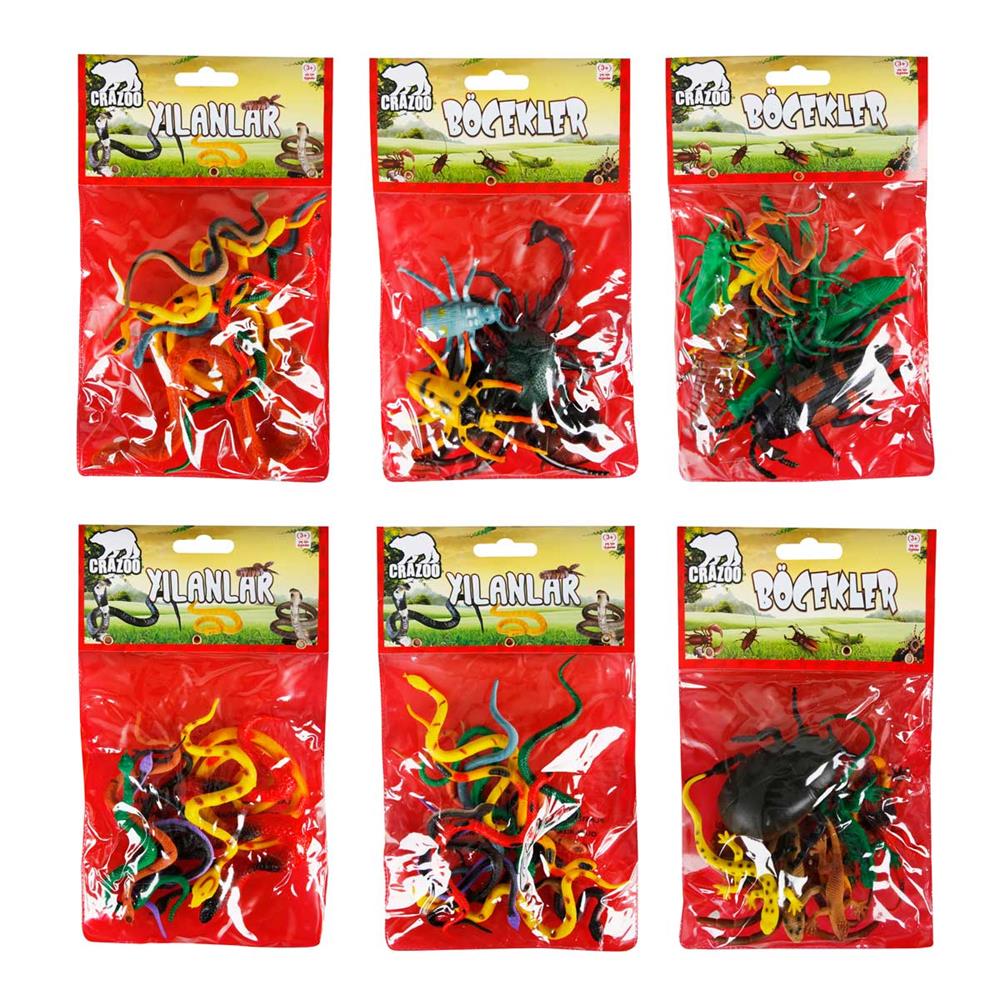 S01000707 BÖCEK/YILAN KÇK.POŞET 6A. -SUN