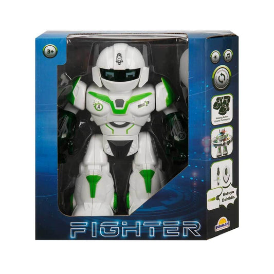 Sesli ve Işıklı Robot Fighter 22 cm