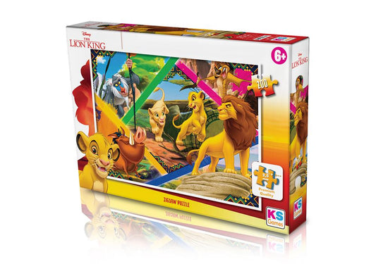 Ks Games 200 Parça Lion King Puzzle