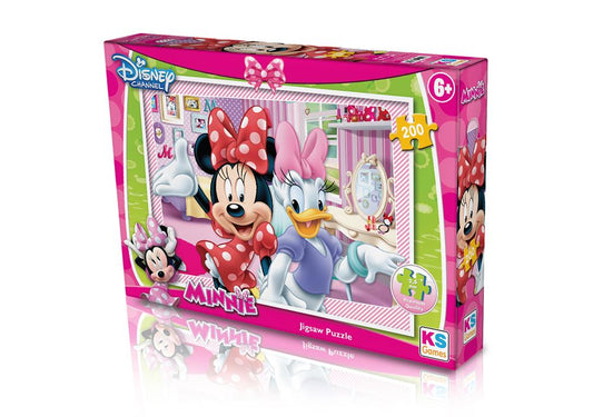 Ks Games 200 Parça Minnie Çocuk Puzzle