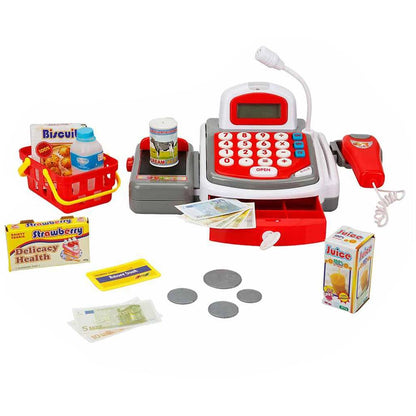 Mikrofonlu Aksesuarlı Market Kasa Seti