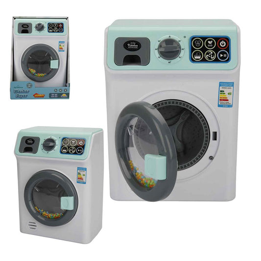 Hommy Sesli ve Işıklı Yeşil Çamaşır Makinesi