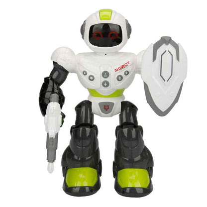 Müzikli Işıklı Savaşcı Yürüyen Robot 29 Cm 1 Adet Fiyatıdır