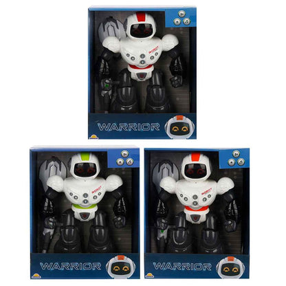 Müzikli Işıklı Savaşcı Yürüyen Robot 29 Cm 1 Adet Fiyatıdır