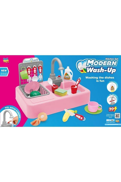 KAY-7020 MODERN PILLI LAVABO PEMBE -VRD