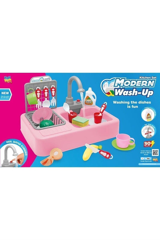 KAY-7020 MODERN PILLI LAVABO PEMBE -VRD