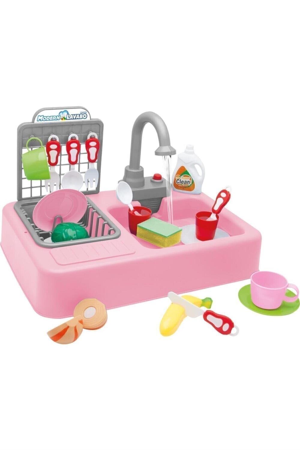 KAY-7020 MODERN PILLI LAVABO PEMBE -VRD