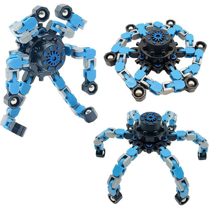 Fidget Spinners Dönüştürülebilir Zincir Robot Oyuncak 1 ADET