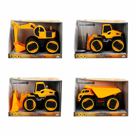 Maxx Wheels Sesli ve Işıklı İnşaat Araçları 22 cm 1 adet