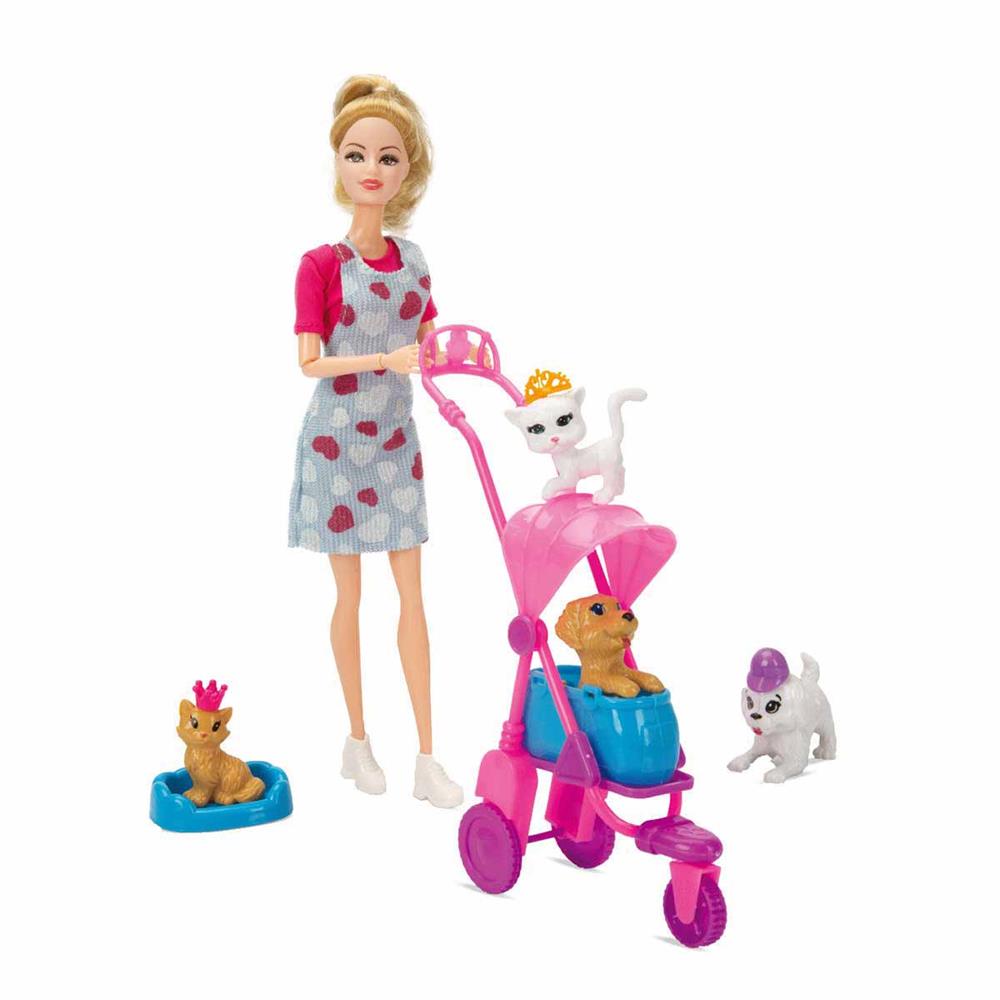 Belissa'nın Annesi ve Sevimli Dostlar Manken Bebek