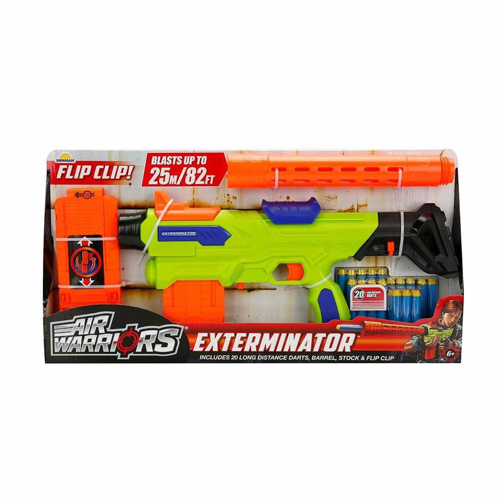 Air Warriors Exterminator Sünger Dart Atan Silah