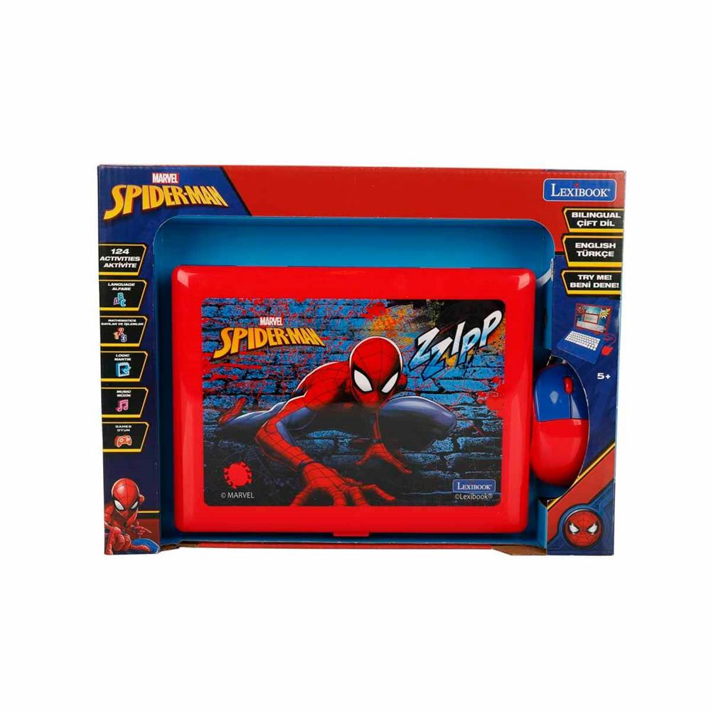 Spiderman İngilizce Türkçe Laptop 124 Fonks,yon