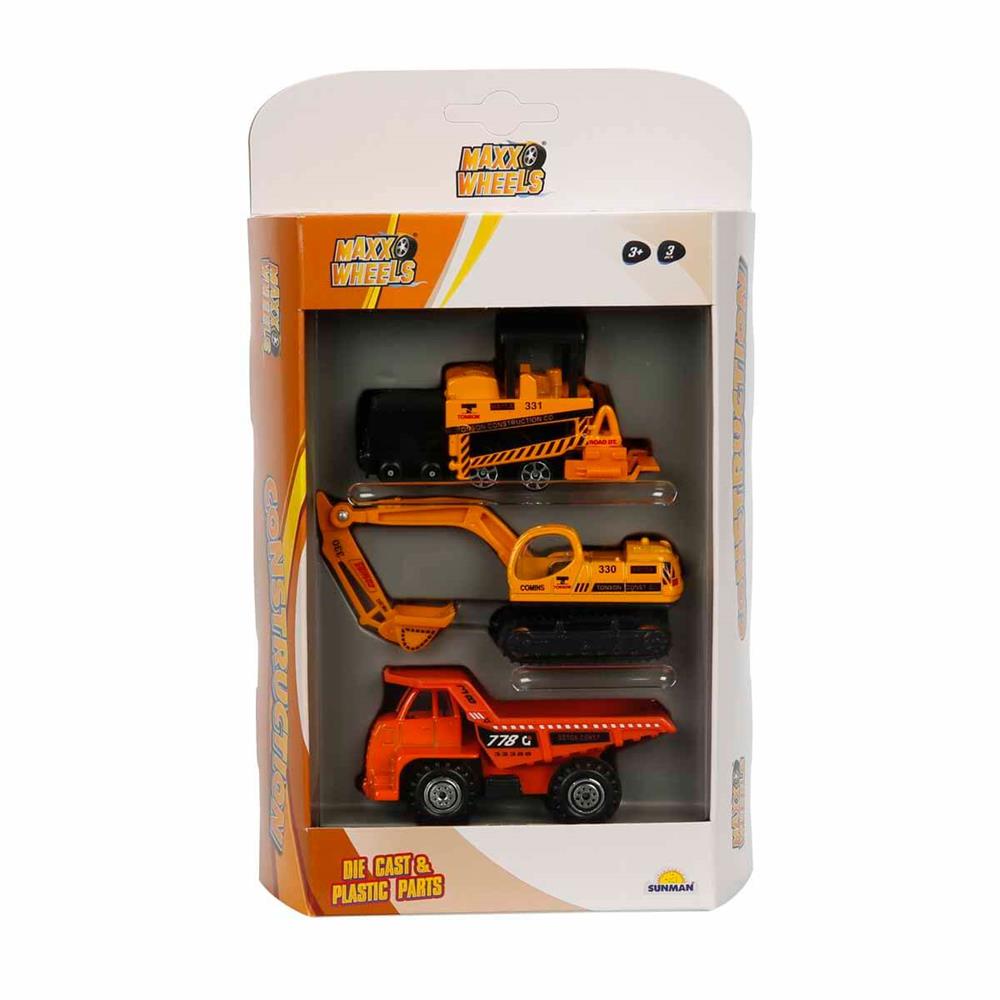 3'lü Araç Seti İş Makinaları