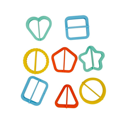 8’li Oyun Hamuru Kalıp Seti Şekiller