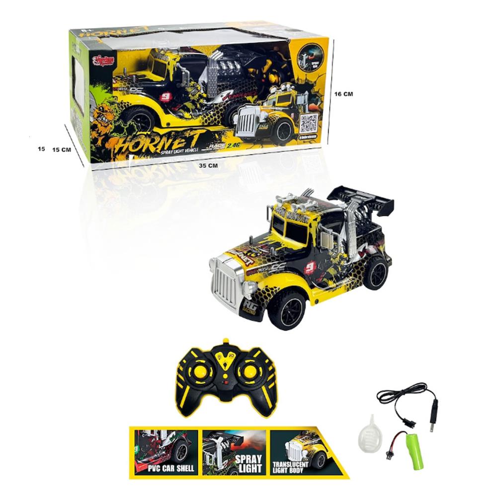 Uzaktan Kumandalı Full Fonksiyon Buhar Çıkartan Çekici Tır Kafası