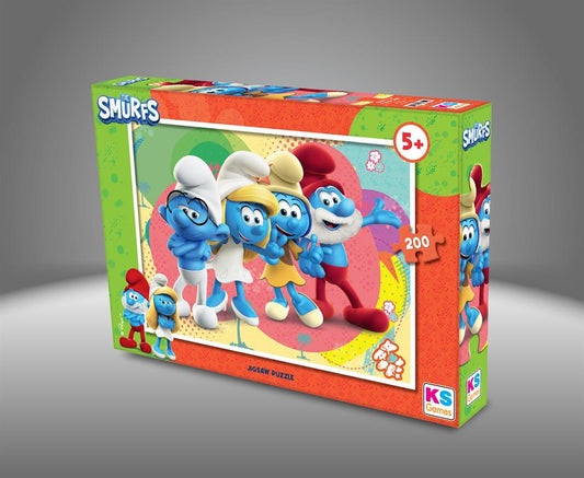 SMR 113 SMURF ŞİRİNLER 200 PRÇ PUZZLE -KS