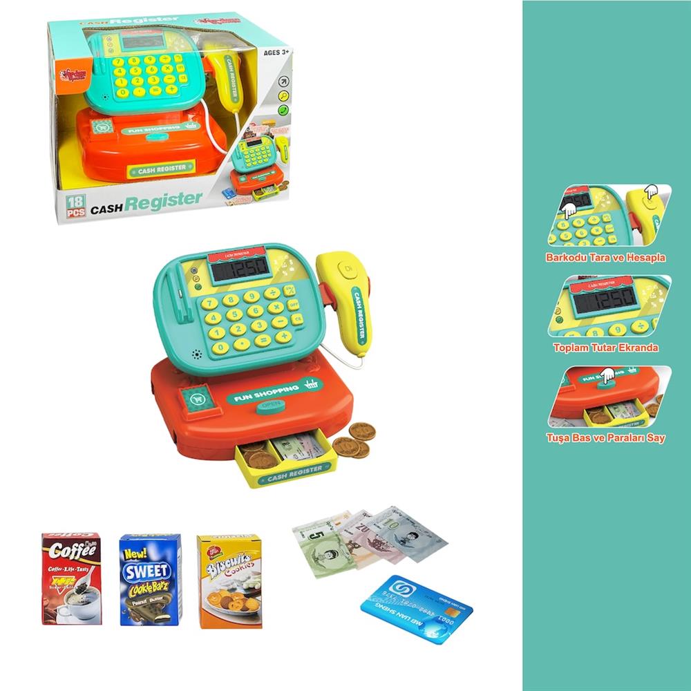 LS820A36-8 IŞKLI HESAP MAKİNALI YAZARKASA -VRD