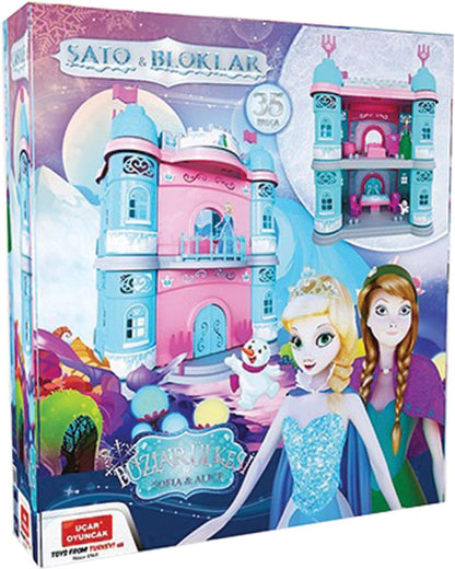 BUZLAR ÜLKESİ ŞATO 35 PARÇA BLOKLU