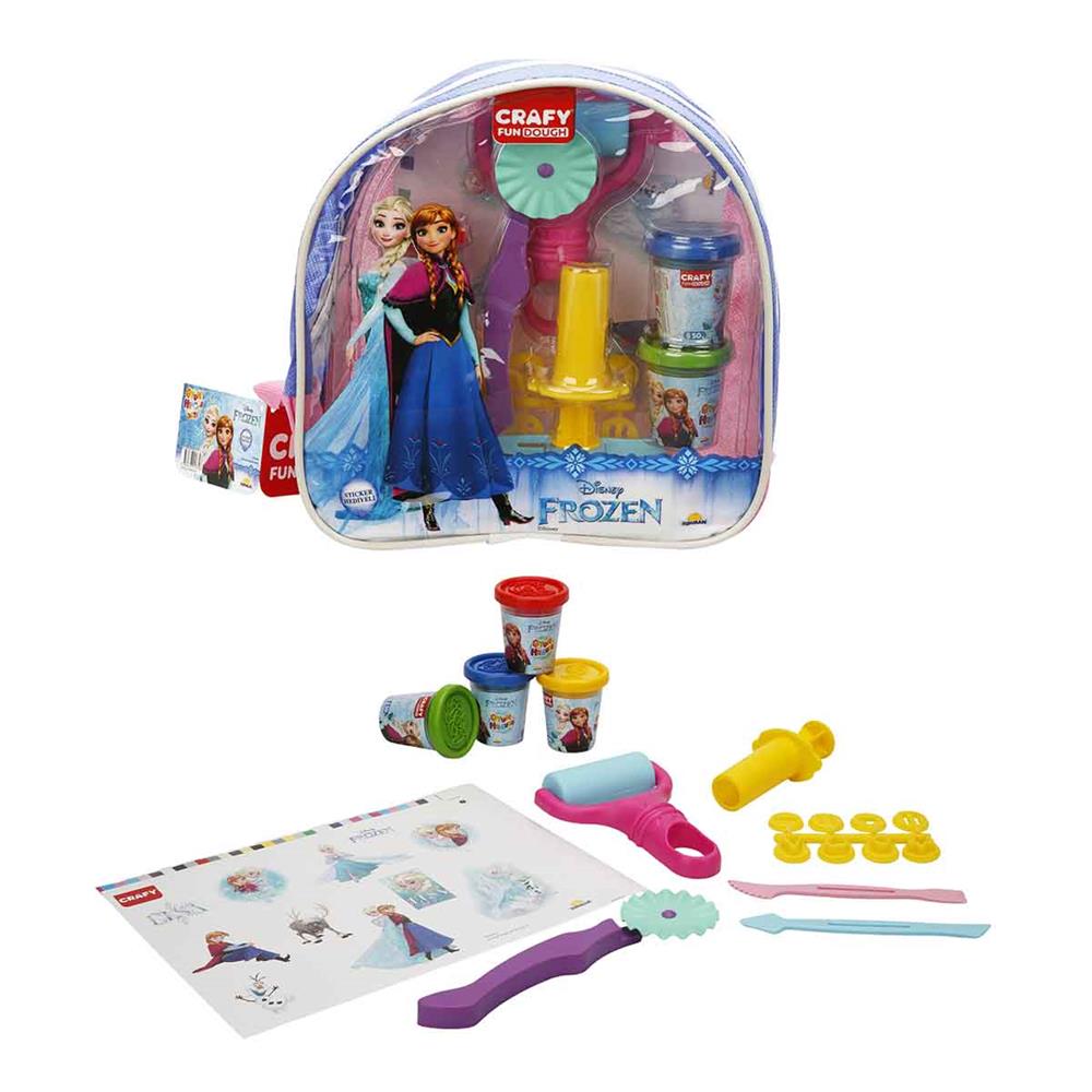 S00001879 FROZEN OYUN HAMUR SETİ SIRT ÇANTALI -SUN