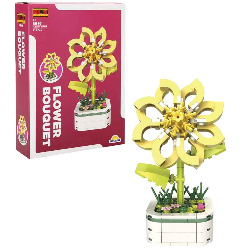 S00004692 FLOWER SET PAPATYA 119PRÇ -SUN