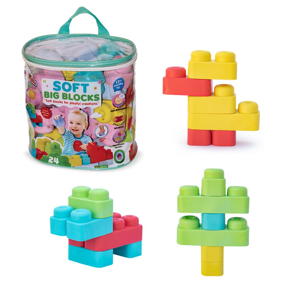 04008 YUMUŞAK BİG BLOKLAR 24 PRÇ -FEN